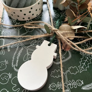 Gift Tag/Tree Decorations SNOWMAN