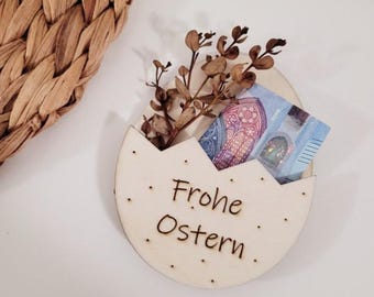 Plik laserowy Wielkanoc Pisanka prezent pieniężny _ Plik SVG i DXF zawierający licencję komercyjną