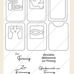 Tarjeta de confirmación de archivo láser, tarjeta de felicitación, regalo en efectivo, vale de regalo _ Archivo SVG y DXF que incluye licencia comercial