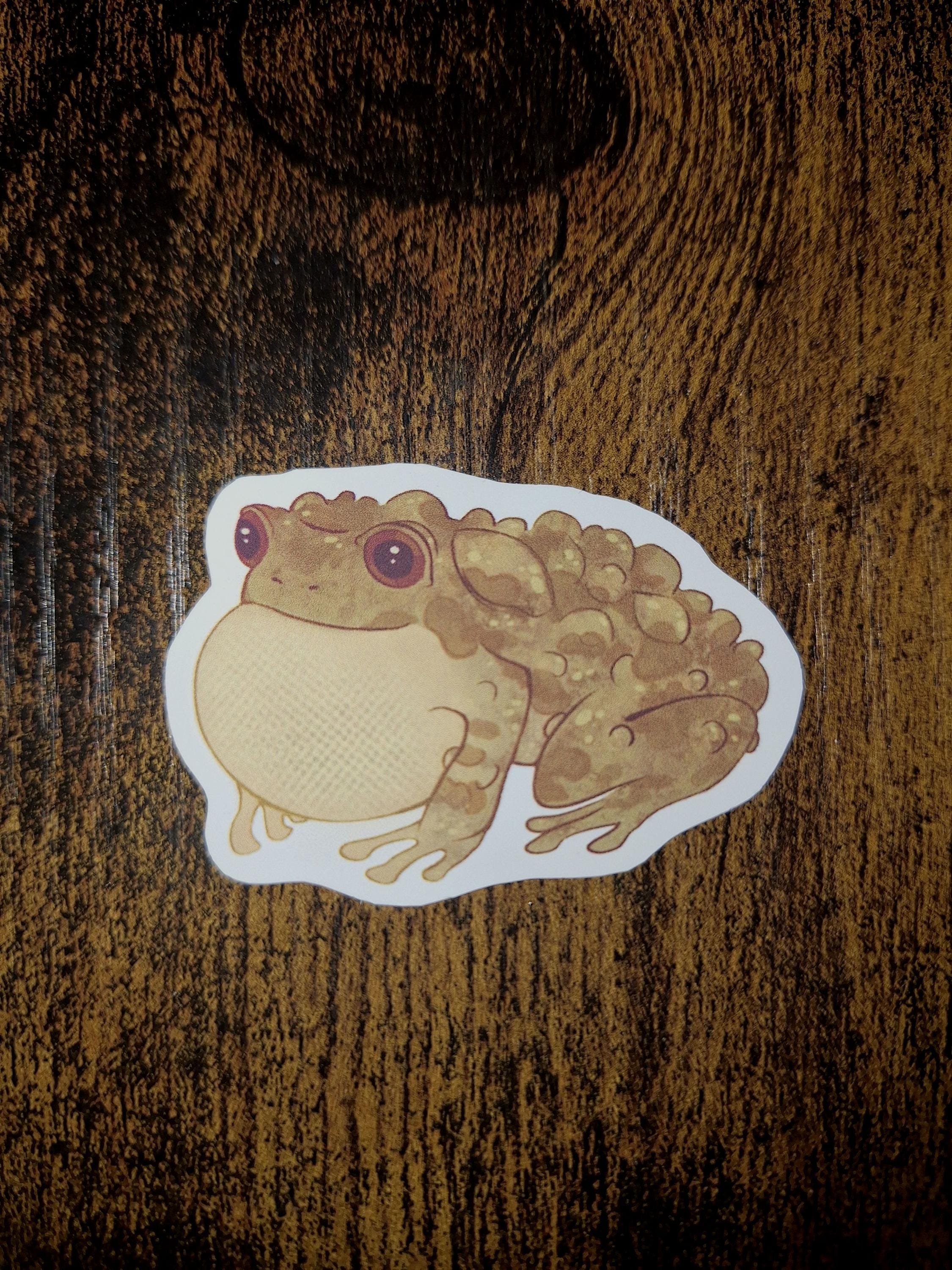 Toad Crying Sticker Toad Sticker : Hand-drawn, Water-resistant, Glossy Finish - Etsy