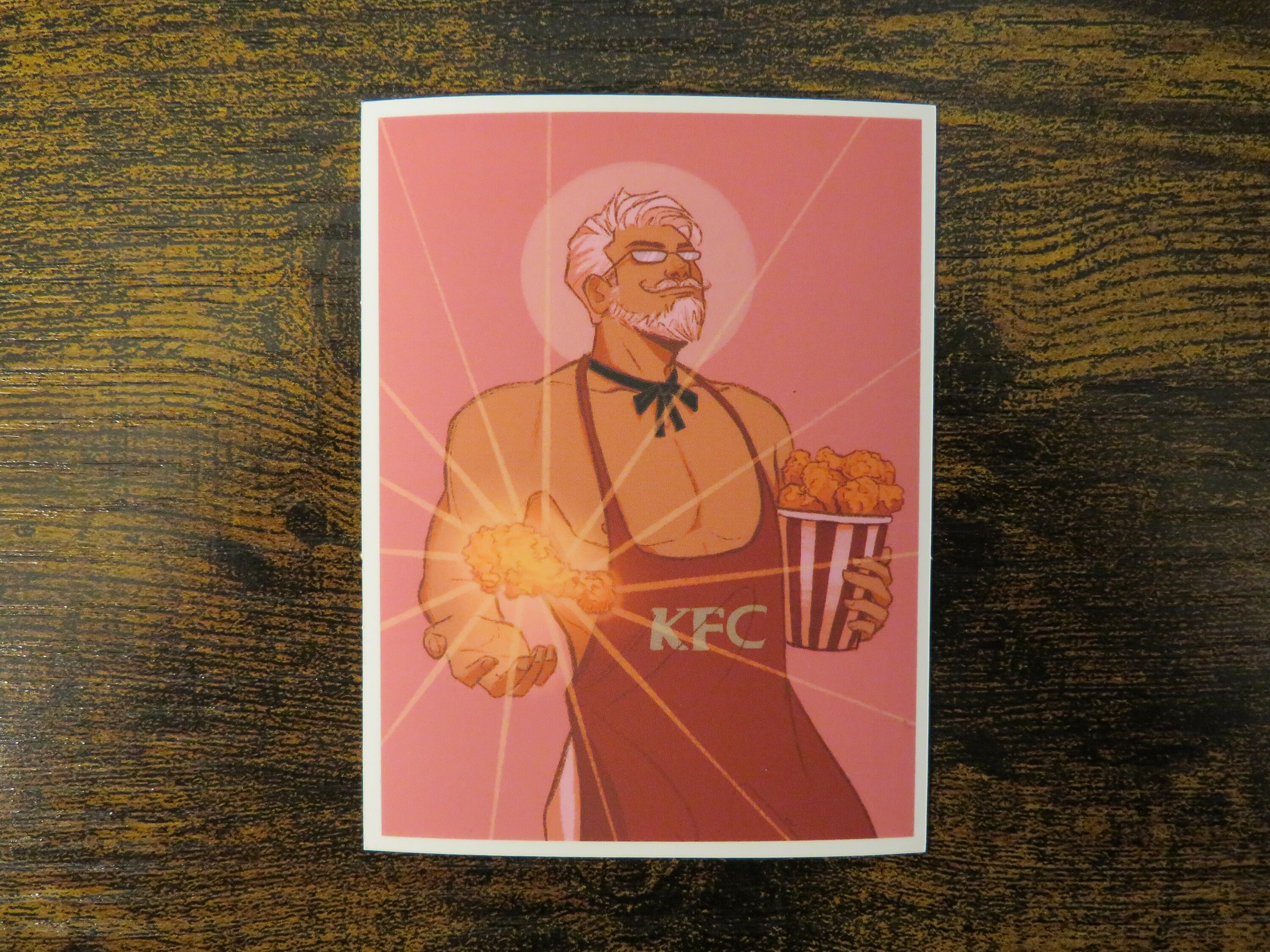 Sanders Sticker Sexy Colonel Sanders Sticker : Hand-drawn, Water-resistant, Matte ...