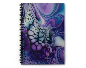 Notizbuch Spiralblock | Journal Unikat | Bunte Notebook Designs