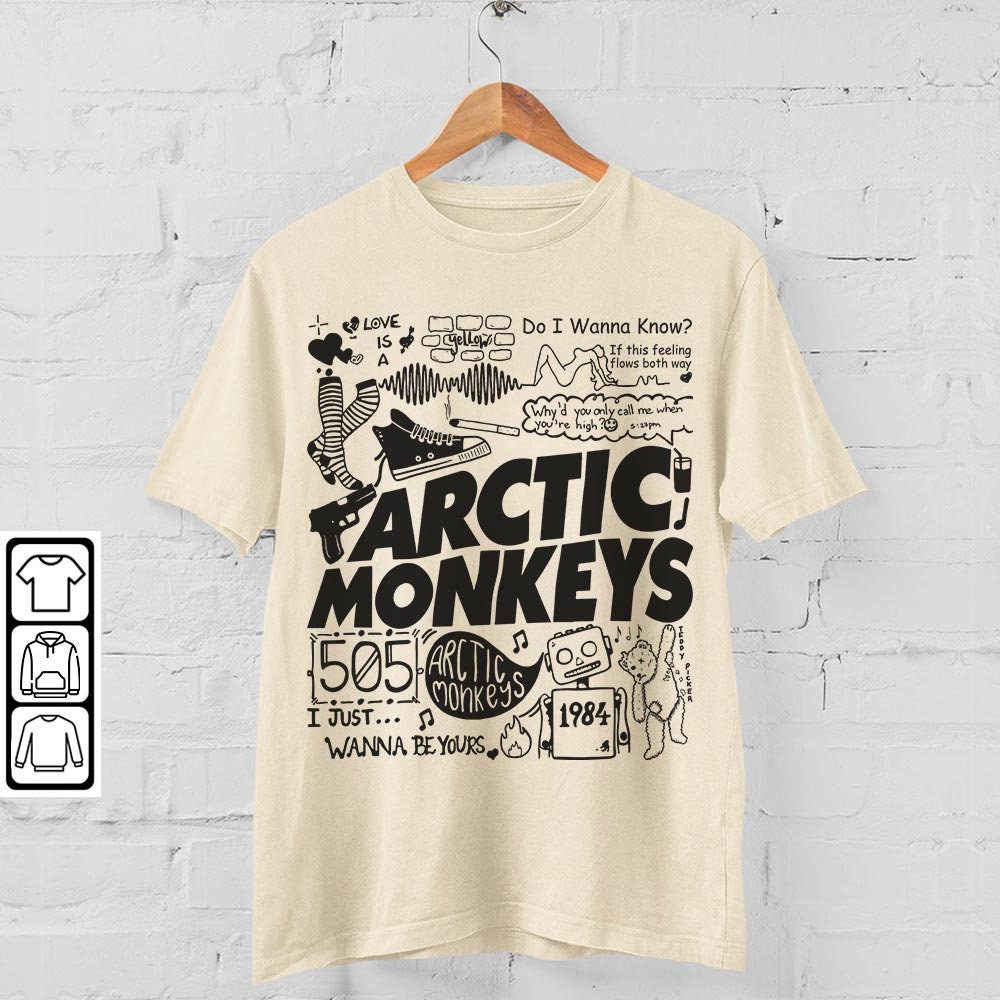 Discover Camiseta Arctic Monkeys Rock Band Arctic Monkeys Tour 2023 Merch para Hombre Mujer