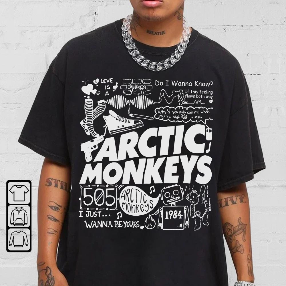 Discover Camiseta Arctic Monkeys Rock Band Arctic Monkeys Tour 2023 Merch para Hombre Mujer