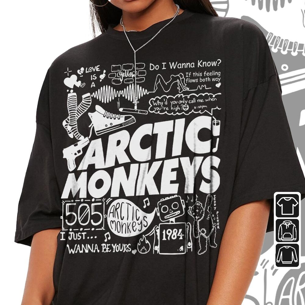 Discover Camiseta Arctic Monkeys Rock Band Arctic Monkeys Tour 2023 Merch para Hombre Mujer