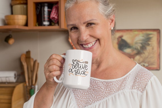 I Drive A Stick Coffee Mug, office mug, 15oz mug, Funny, rude, crude mug, office gifts, sarcastic mug, coffee cup