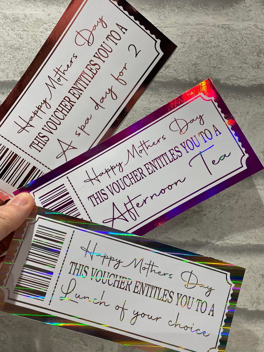 Afternoon Tea Voucher Mothers Day Voucher Mothers Day Gift Afternoon