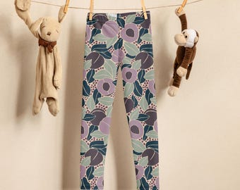 Peachy Keen Toddler Leggings in Sugarplum Fairy