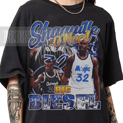 Shaquille O'Neal Autographed Orlando Magic Blue Custom Diesel Jersey B -  Famous Ink
