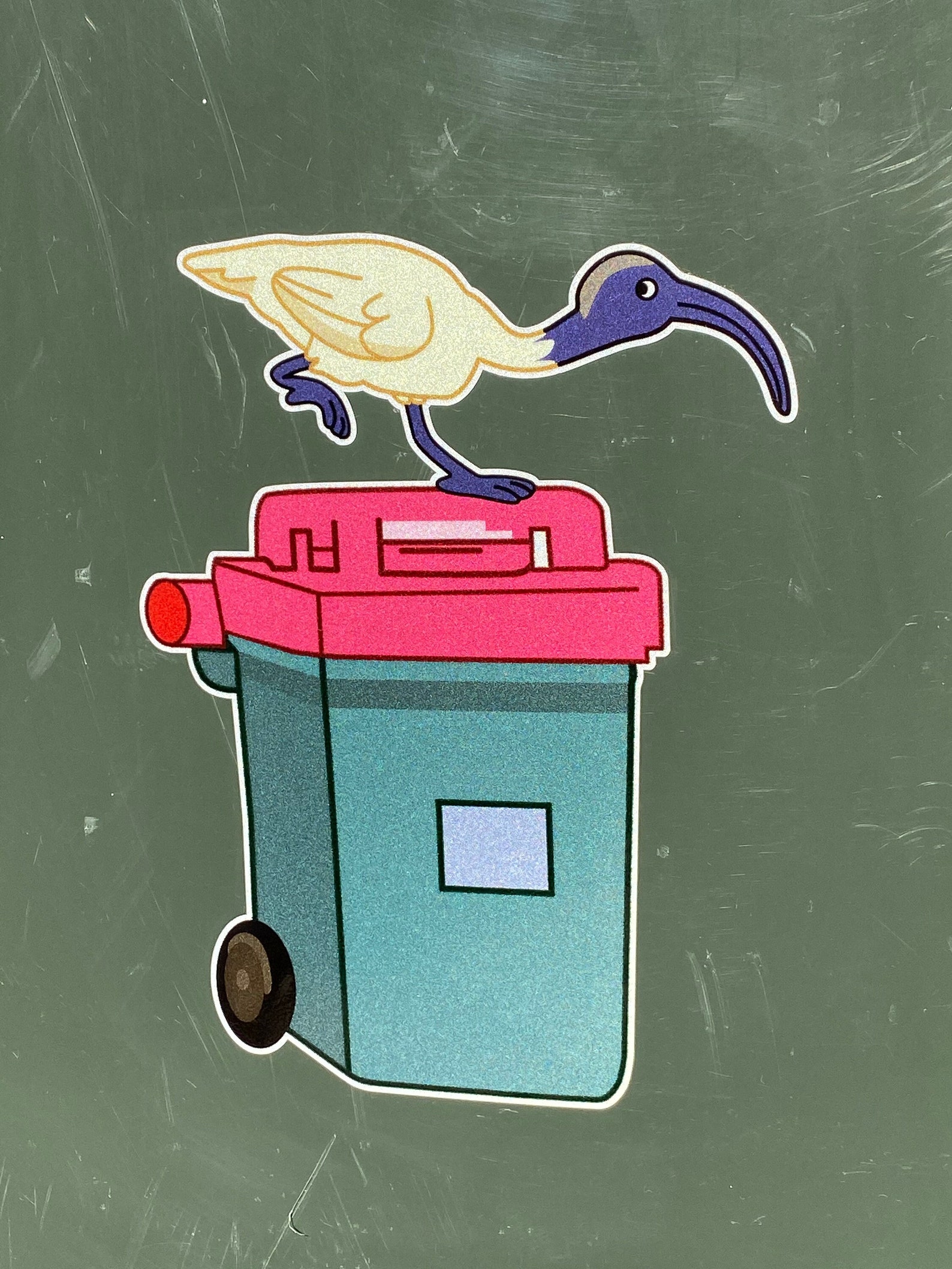 Bin Chicken From Bluey Car/bin Sticker Etsy Australia