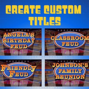 Friendly Feud Template | Powerpoint Games | Party Games | Family Game ...
