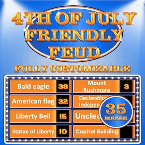 Pelea amistosa del 4 de julio / Actividad del 4 de julio / Juegos de fiesta del 4 de julio / Noche de juegos familiares / Juegos de fiesta estadounidenses / Fiesta del 4 de julio