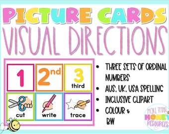 Classroom Management Instruction Direction Visual Cue Cards