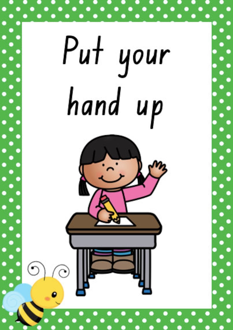 EDITABLE Classroom Rules and Expectations Behaviour Management Bulletin