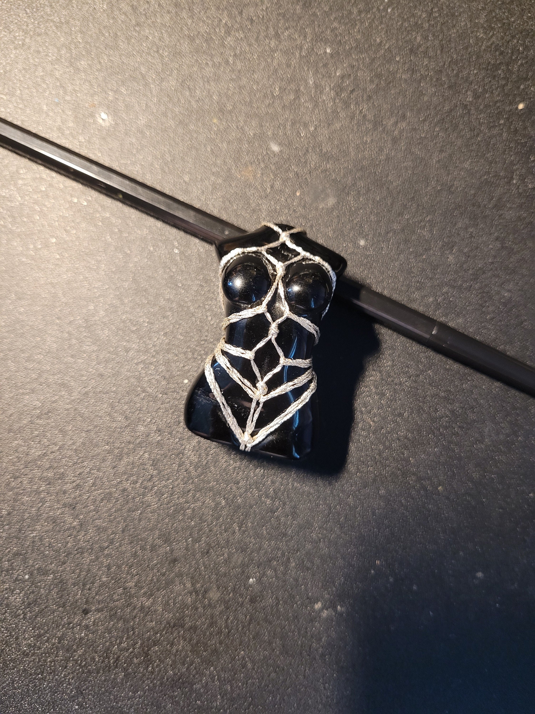 Crystal Shibari Figurine Obsidian Feminine Etsy