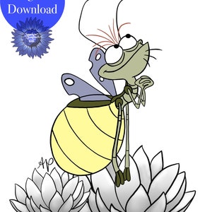 Digital Download Firefly Print