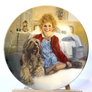 Edwin M. Knowles &quot;Annie and Sandy&quot; The Annie Collector&#39;s Plate Series 1983