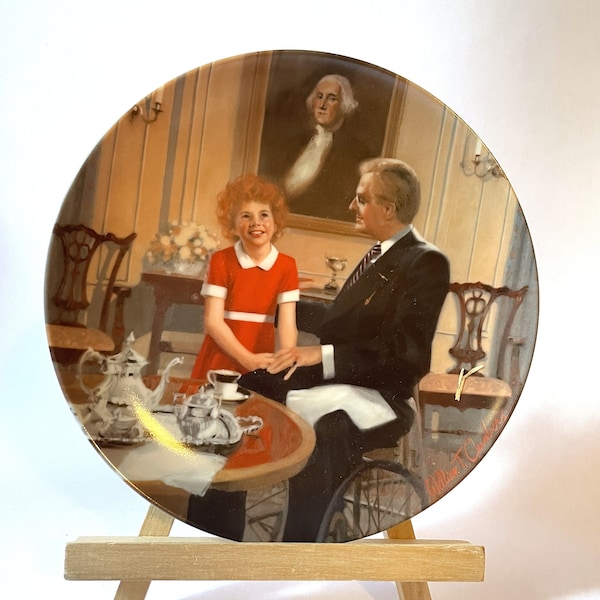 Edwin M. Knowles "Tomorrow" Annie Collector's Plate Series 1985