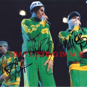 The Beastie Boys group band signed autograph autographed 8x10 rp photo by all  Legendary performers