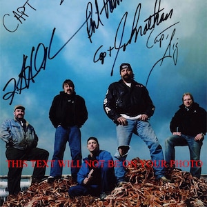 The Deadliest Catch Captains TV Show Phil Harris Sig Hansen Andy Hillstrand Keith Colburn + signed autograph autographed 8x10 reprint photo