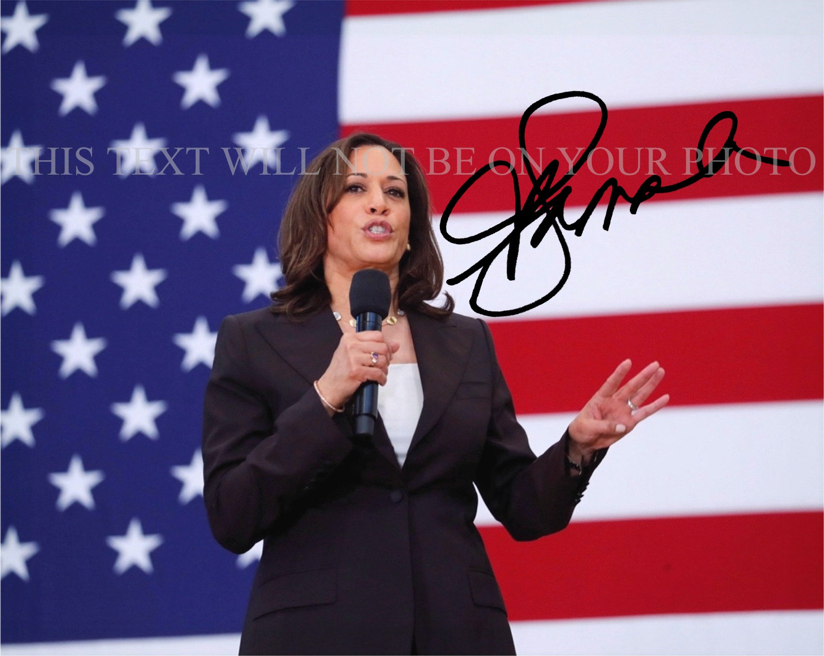 KAMALA HARRIS 49th Vice President of United States of America Signed