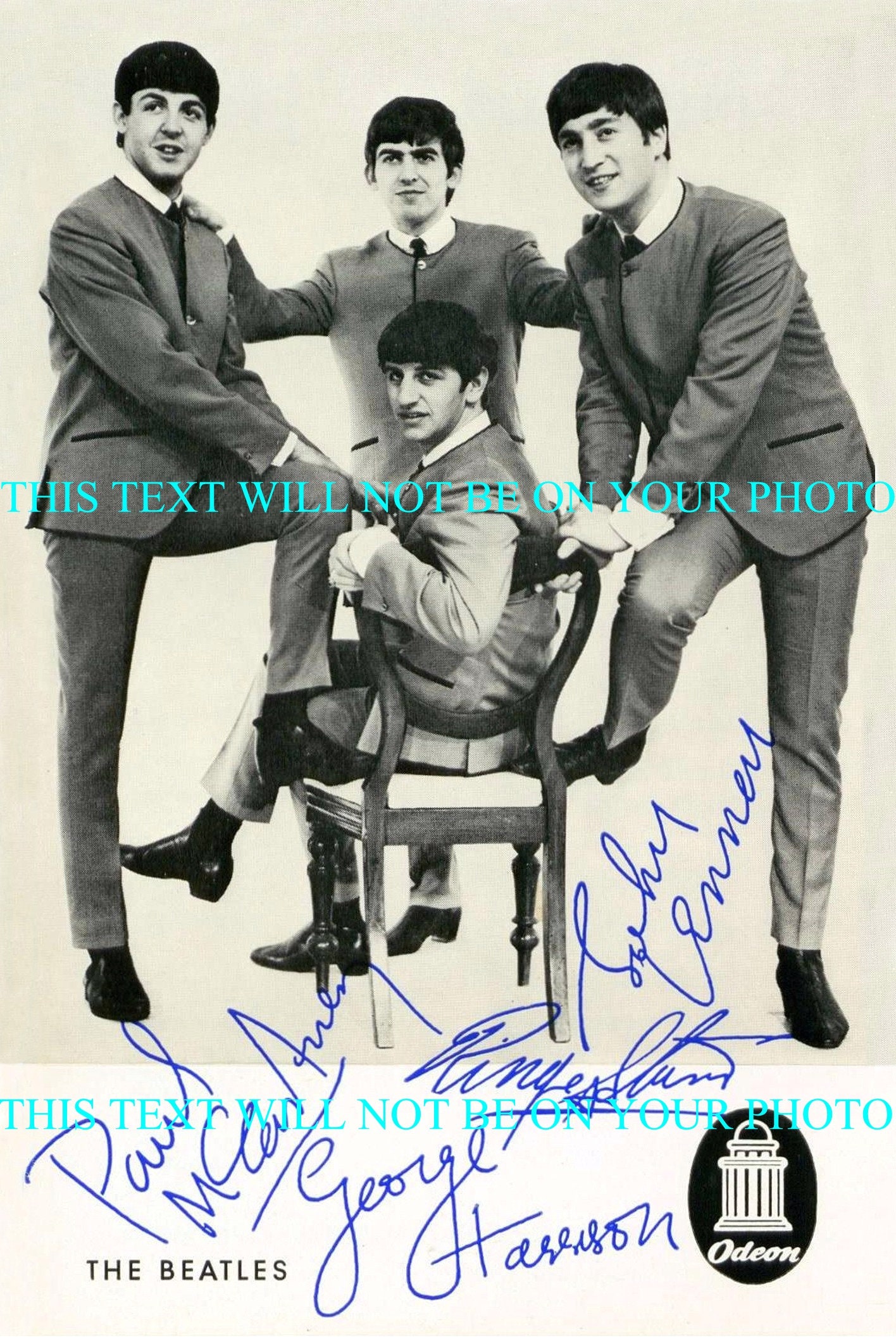 THE BEATLES Group Band John Lennon George Harrison Ringo Starr and