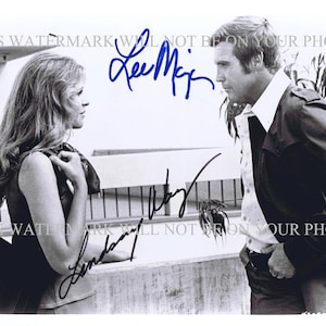 Lee Majors and Lindsay Wagner Six Million Dollar Man and Bionic Woman signed autograph autographed 8x10 photo reprint Exciting Shows