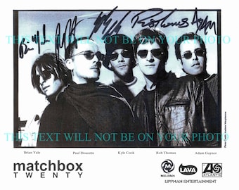 MATCHBOX TWENTY Rock Band Rob Thomas + signed autograph autographed 8x10 reprint photo 20