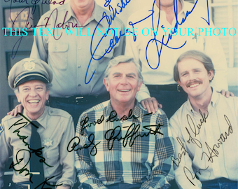 The ANDY GRIFFITH Show Cast Don Knotts Ron Howard George Lindsey and Jim Nabors signed autograph autographed 8x10 reprint photo Classic TV