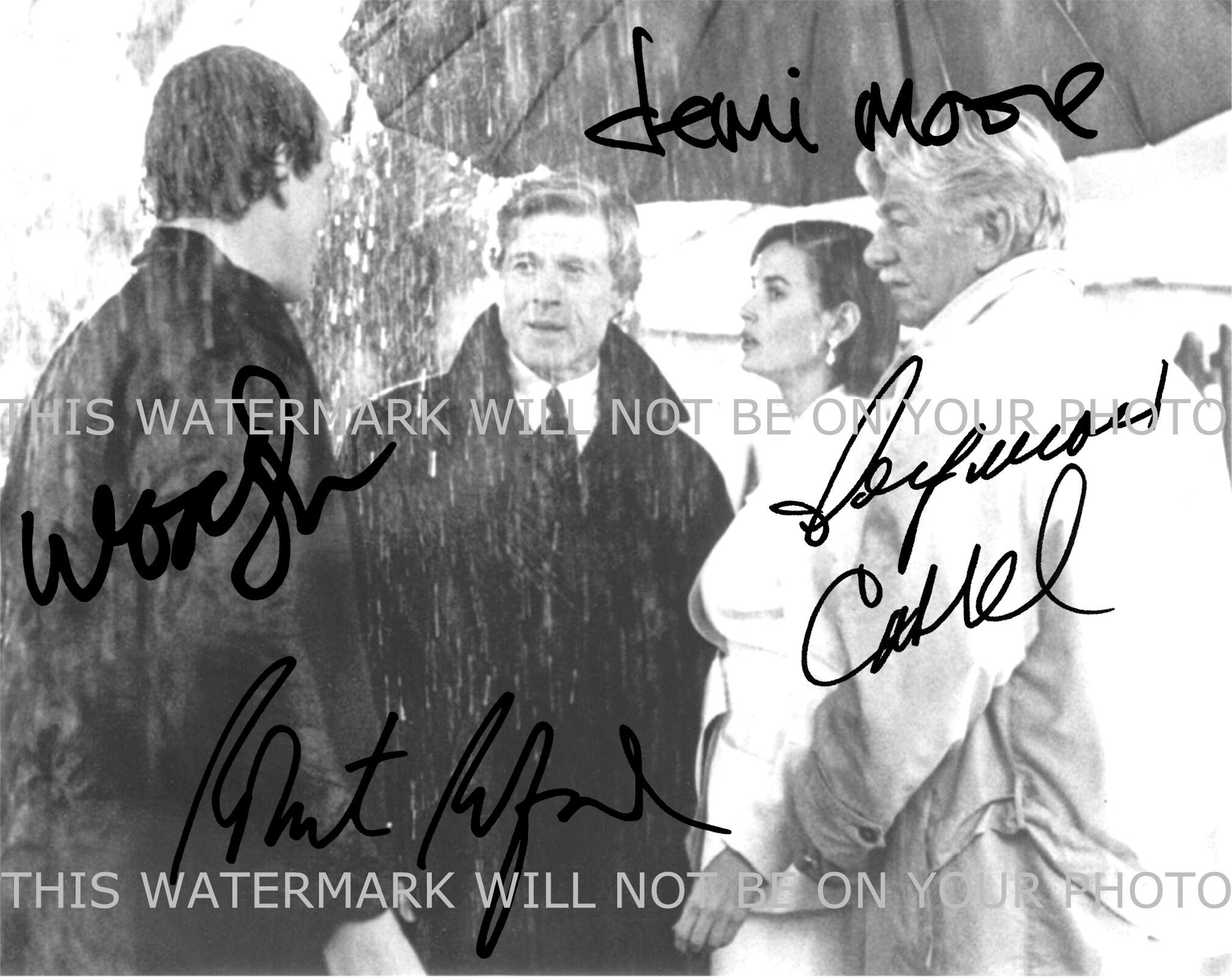 INDECENT PROPOSAL Cast Demi Moore Robert Redford Woody Harrellson 