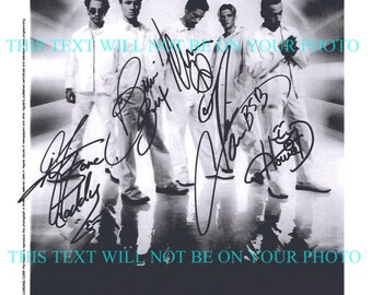 The BACKSTREET BOYS Group Band Signed Autograph 8x10 Photo The BACKSTREET BOYS Group Band Signed Autograph 8x10 Photo