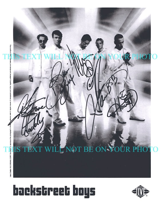 The BACKSTREET BOYS Group Band Signed Autograph 8x10 Photo