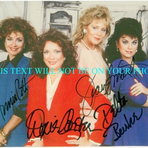 DESIGNING WOMEN TV Show Cast Delta Burke Jean Smart Annie Potts Dixie Carter signed autograph autographed 8x10 photo reprint