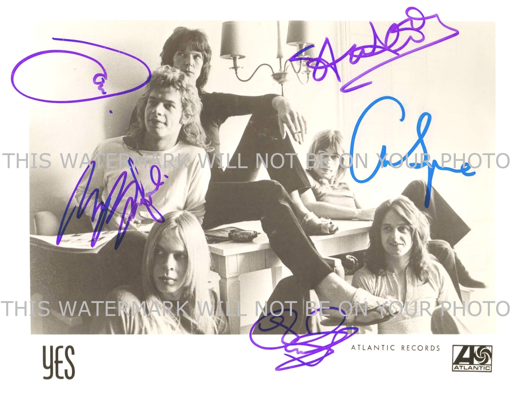 YES Band Jon Anderson Chris Squire Rick Wakeman Bill Bruford