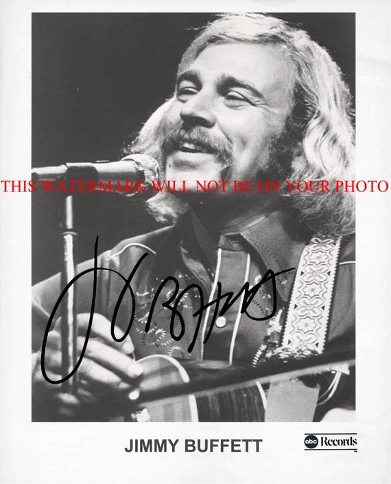 Jimmy Buffett Margaritaville Signed 8x10 Photo Reprint – Autographed Reprint