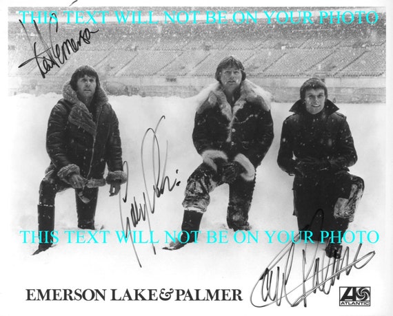 【直筆サイン入り！】EMERSON, LAKE & PALMER ツアーパンフ Emerson Lake Palmer Free 1972 Japan Joint Concert Tour Book