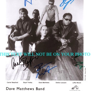 The Dave Matthews Band Classic Rock signed autograph autographed 8x10 reprint photo