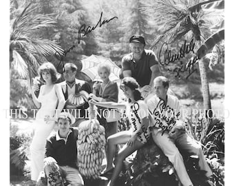 Gilligan's Island Full Cast Signed Autographed 8x12 Inch Photo + COA - Etsy