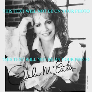 REBA McENTIRE Beautiful Voice Country Music Legend signed autograph autographed 8x10 reprint photo