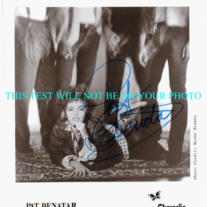 PAT BENATAR signed autograph autographed 8x10 photo reprint Incredible performer Rock n Roll music legend