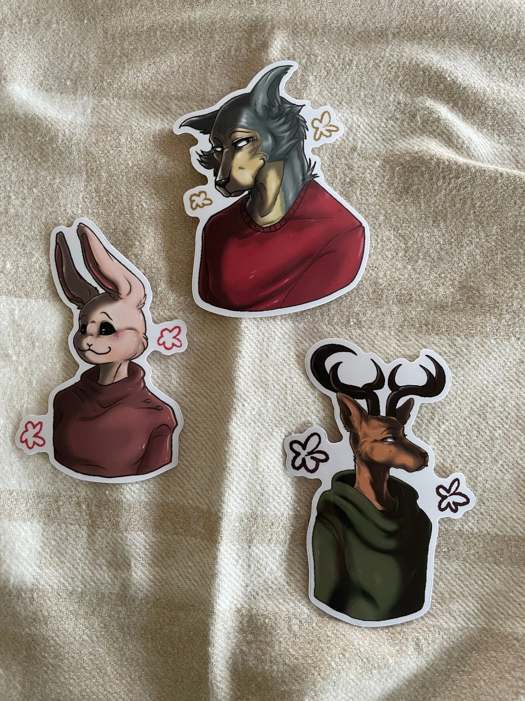 Beastars Stickers Anime Stickers Manga Stickers Legoshi Etsy