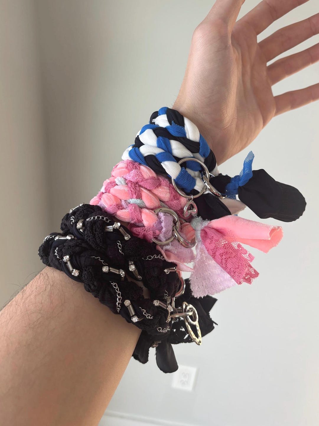 Kandi Rope Pattern CUSTOM Braided Rope Kandi W/ Carabiner Clip - Etsy