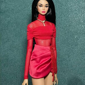 nuface/fashion Royalty red set, integrity toys fashion image 2