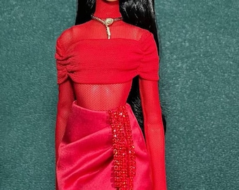 nuface/fashion Royalty red set, integrity toys fashion