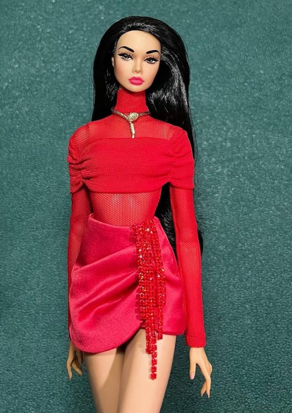 nuface/fashion Royalty red set, integrity toys fashion