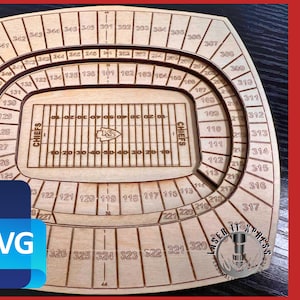 Chiefs Layered Stadion - Digitale SVG