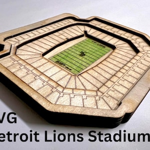 Lions Layered Stadium SVG File