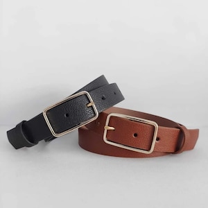 Women leather belt, women belt, minimal leather belt, dress belt, leather waist belt