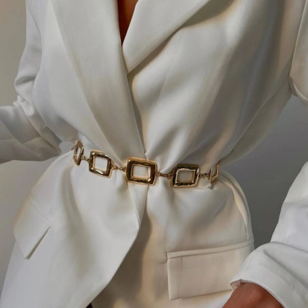 chain belt gold