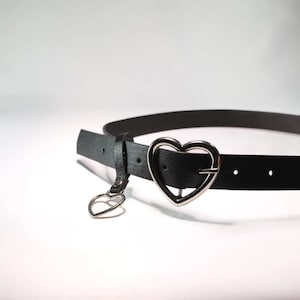 Cute Heart Belt, Love Heart Shape Belt Buckle, Dangling Heart Waistband, High Quality Bohemian Chic Indie Belt, gift for him, women belt